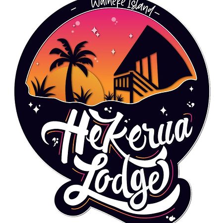 Hekerua Lodge Backpackers Hostel Waiheke Island Oneroa Exterior photo